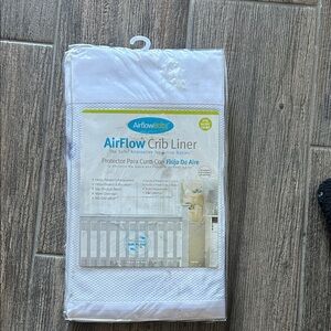AirFlow Baby Crib Liner - White